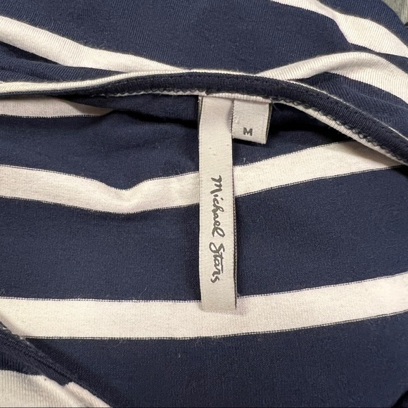 Michael Stars M navy striped dress - Picture 5 of 6